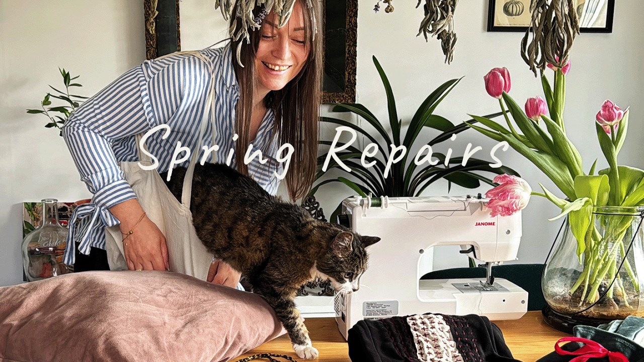 #8 Repairing & Mending I Slow Living in the Swedish Spring