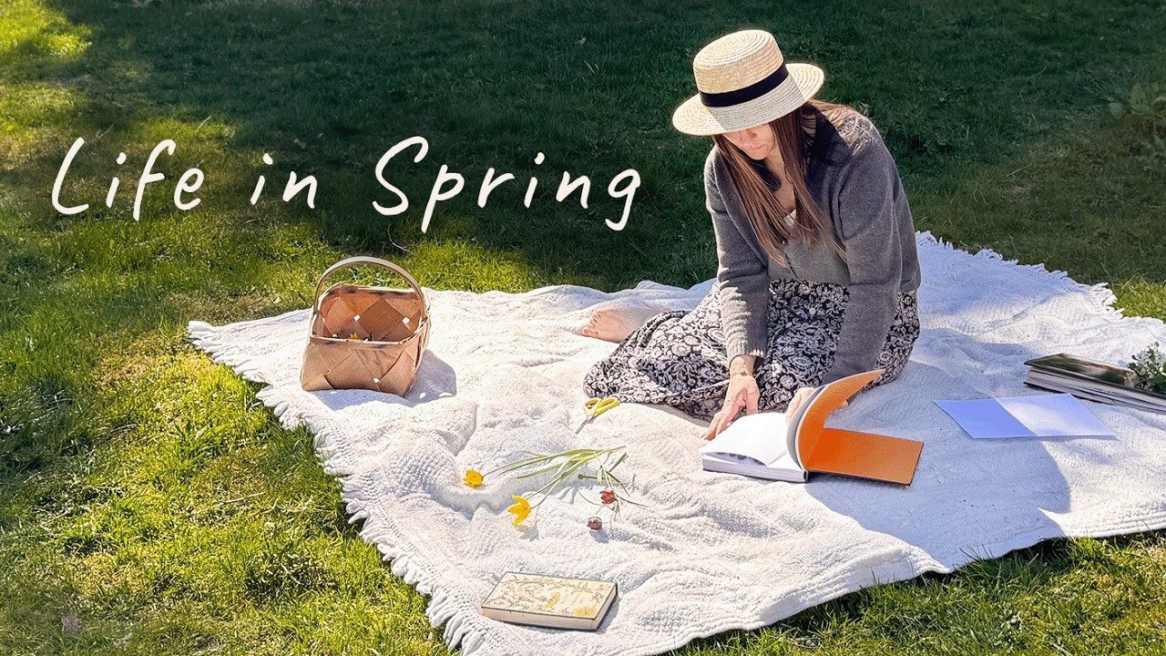 #9 Life in Spring – Low Impact Rituals (Wild Garlic & Soy Recipes & Decoration) Slow Living Sweden🍃